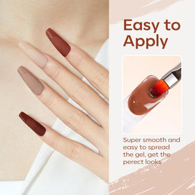 Modelones long-lasting extension gel provides durable nails for weeks with proper application.