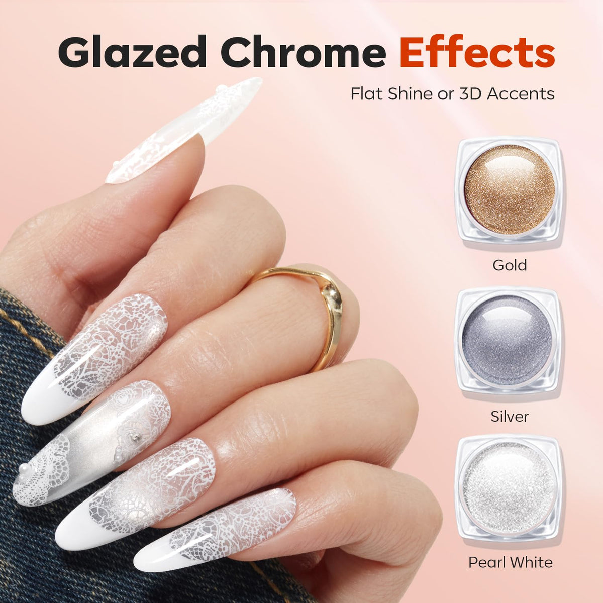 Modelones matte no-wipe top coat delivers durable, smudge-free finish.