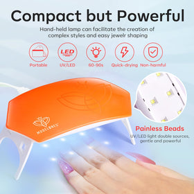 Modelones rhinestones and glue gel offer decorative nail options