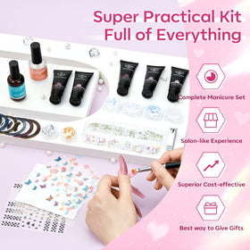 Modelones nail prep and primer set helps smooth surfaces for better adhesion.