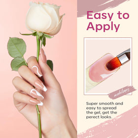 Modelones kit demonstrates LED lamp curing for quick nail extension.