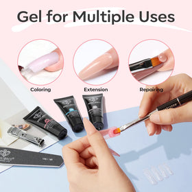 Modelones manicure application scene highlights easy at-home use
