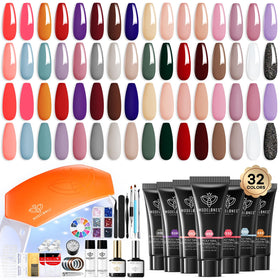 Modelones poly gel kit contents for beginner-friendly at-home manicures