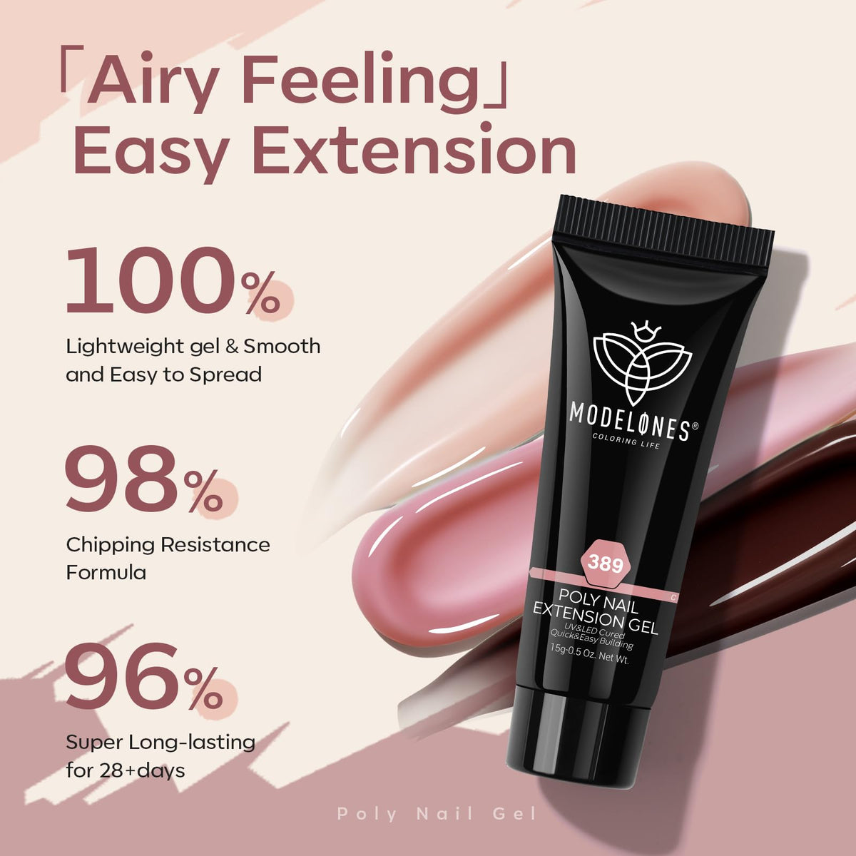 Modelones long-lasting wear promises durability for weeks