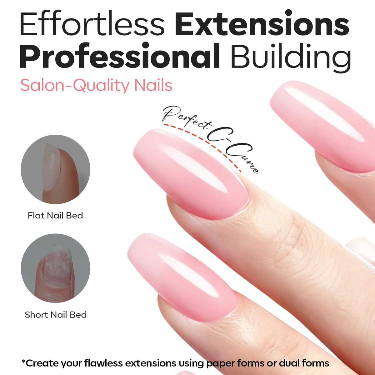 Modelones self-leveling crystal-clear gel for even coverage and glossy look