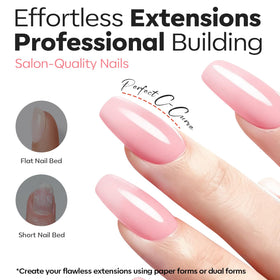 Modelones self-leveling crystal-clear gel for even coverage and glossy look