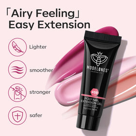 Modelones slip solution 15ml for shaping poly gel