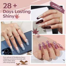 Modelones slip solution aids gel placement with minimal mess.