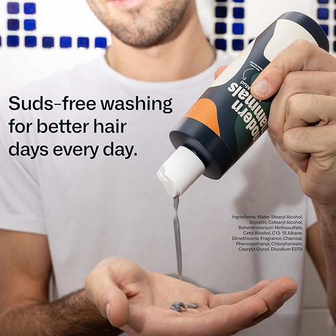 Modern Mammals Sulfate-Free Paraben-Free label close-up for a gentle cleanse.