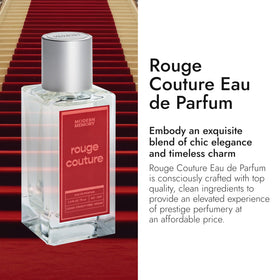 Rouge Couture cap close-up highlighting gold cap and luxurious finish.