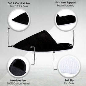 Modlux Spa Slippers medium size fits many guests.