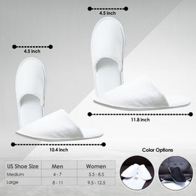 Modlux Spa Slippers non-slip EVA sole for safe bathroom use