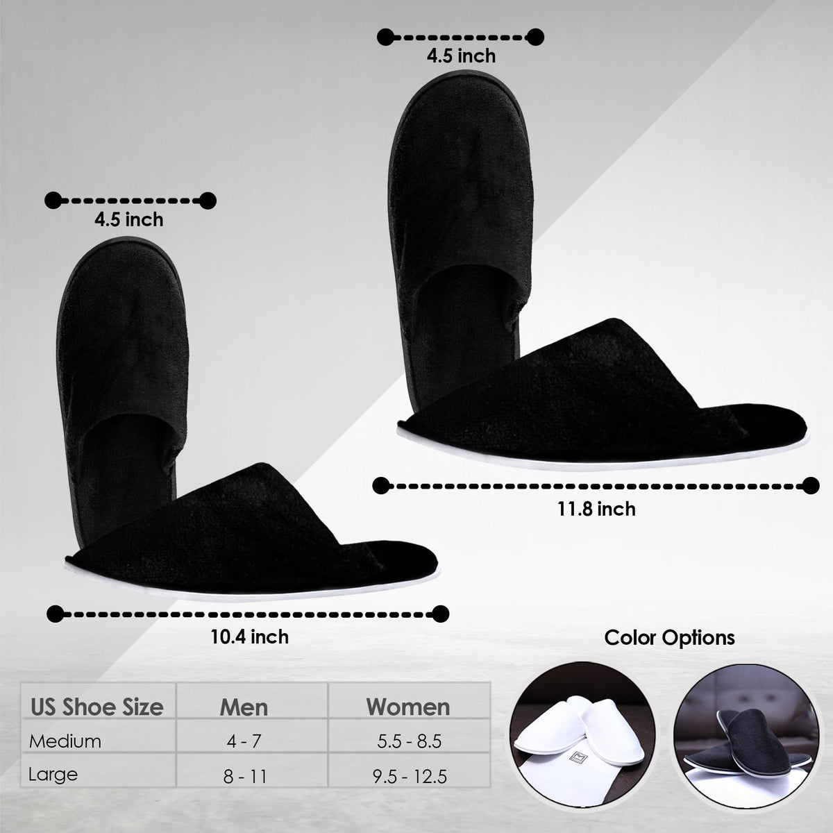 Modlux Spa Slippers 12-pack offers bulk value for hotels.