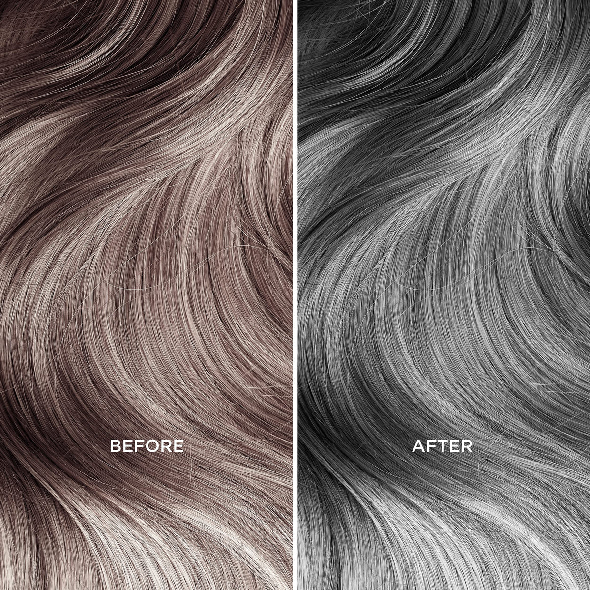 MOEHAIR Color Infuse Silver bottle close-up shows blue tint for toning.