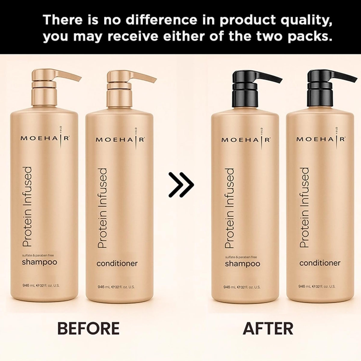 MOEHAIR protein conditioner tube emphasizing deep hydration and detangling