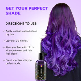 MOEHAIR Voodoo Purple packaging with clean ingredient ethos