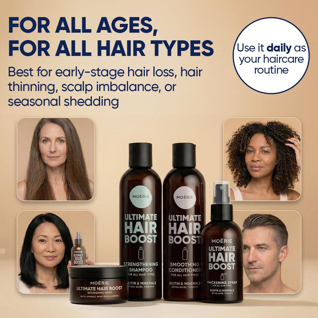 Moerie 8-piece set packaging showing the complete routine