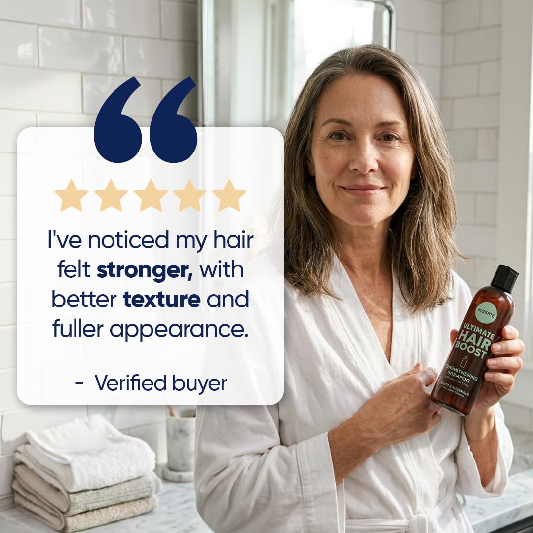 Moerie vegan-friendly and cruelty-free seal boosts ethical hair care appeal.