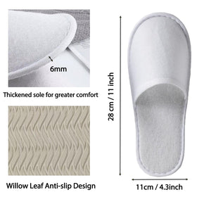 MofivKce anti-slip sole with willow leaf texture for safety.