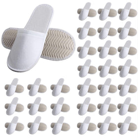 MofivKce disposable slippers wrapped for hygienic hotel guest use.