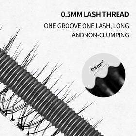 MOGSLRPE 2026 mascara first coat on lashes, natural curl and buildable volume