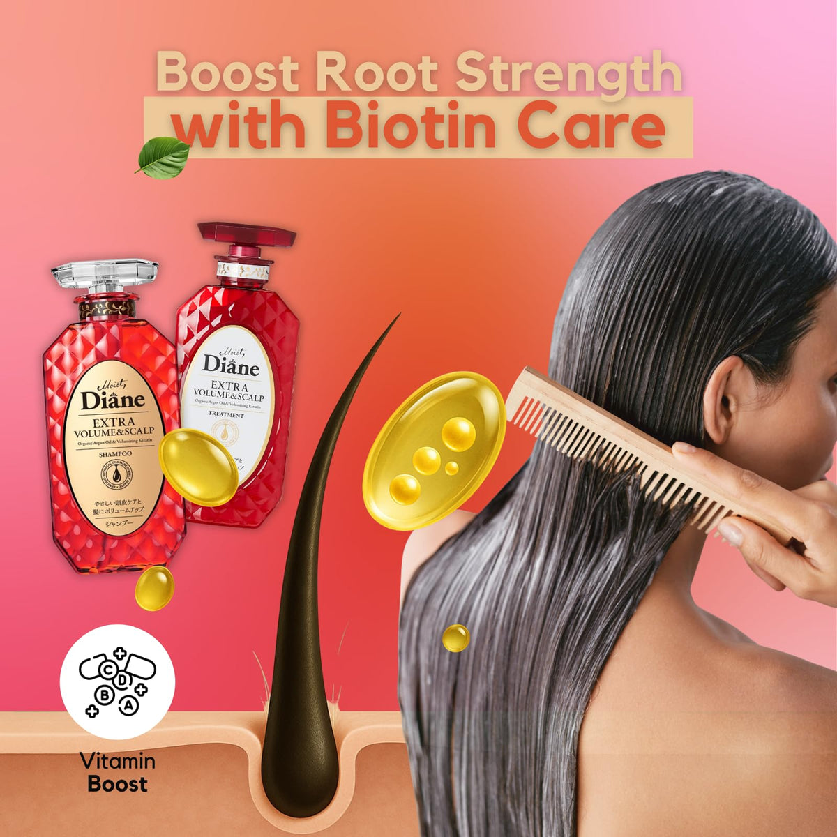 Moist Diane Baobab Oil illustration for balanced moisture