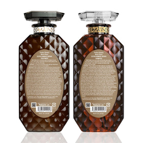 Moist Diane damaged hair close-up implies repair with lasting shine.