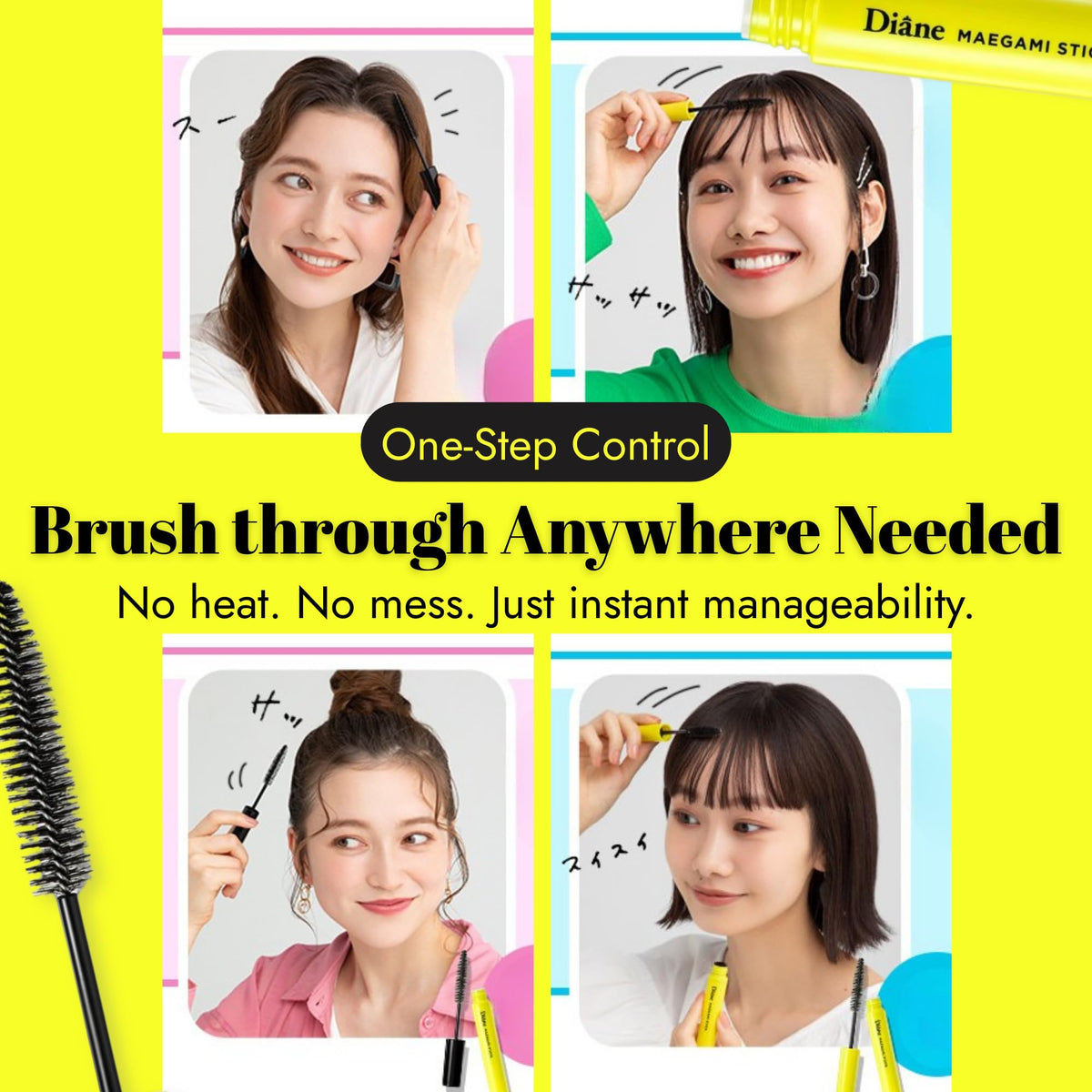 Moist Diane Maegami Stick Natural compact size fits purse for convenient touch-ups.