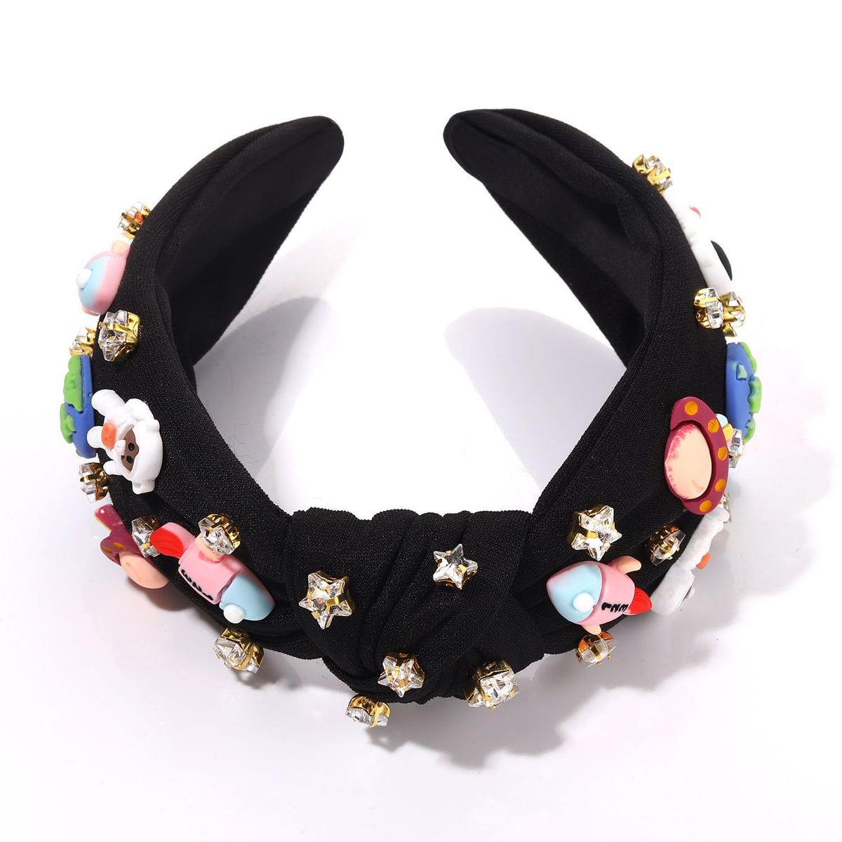Mokkia Space Headband Crystal Stars for glittering accents during concerts or parties
