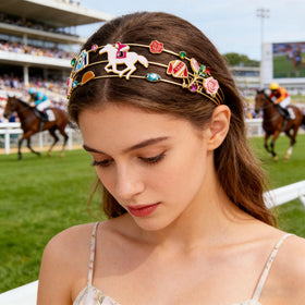 Mokkia women's derby headband pairs with dresses for polished style.
