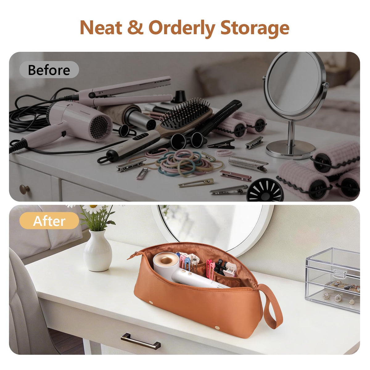 MOKURA brown travel bag suitable for women on the go