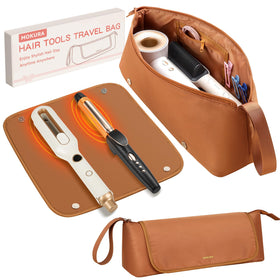 MOKURA hair tools travel bag open compartment for quick access