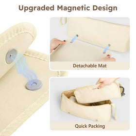 MOKURA heat-resistant neoprene pad protects surfaces during styling