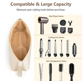 MOKURA interior pockets organize cords, clips, and small accessories