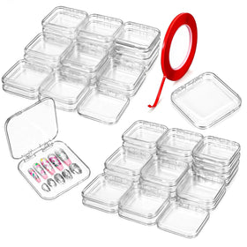 Molain clear nail cases provide crystal visibility for quick selection.