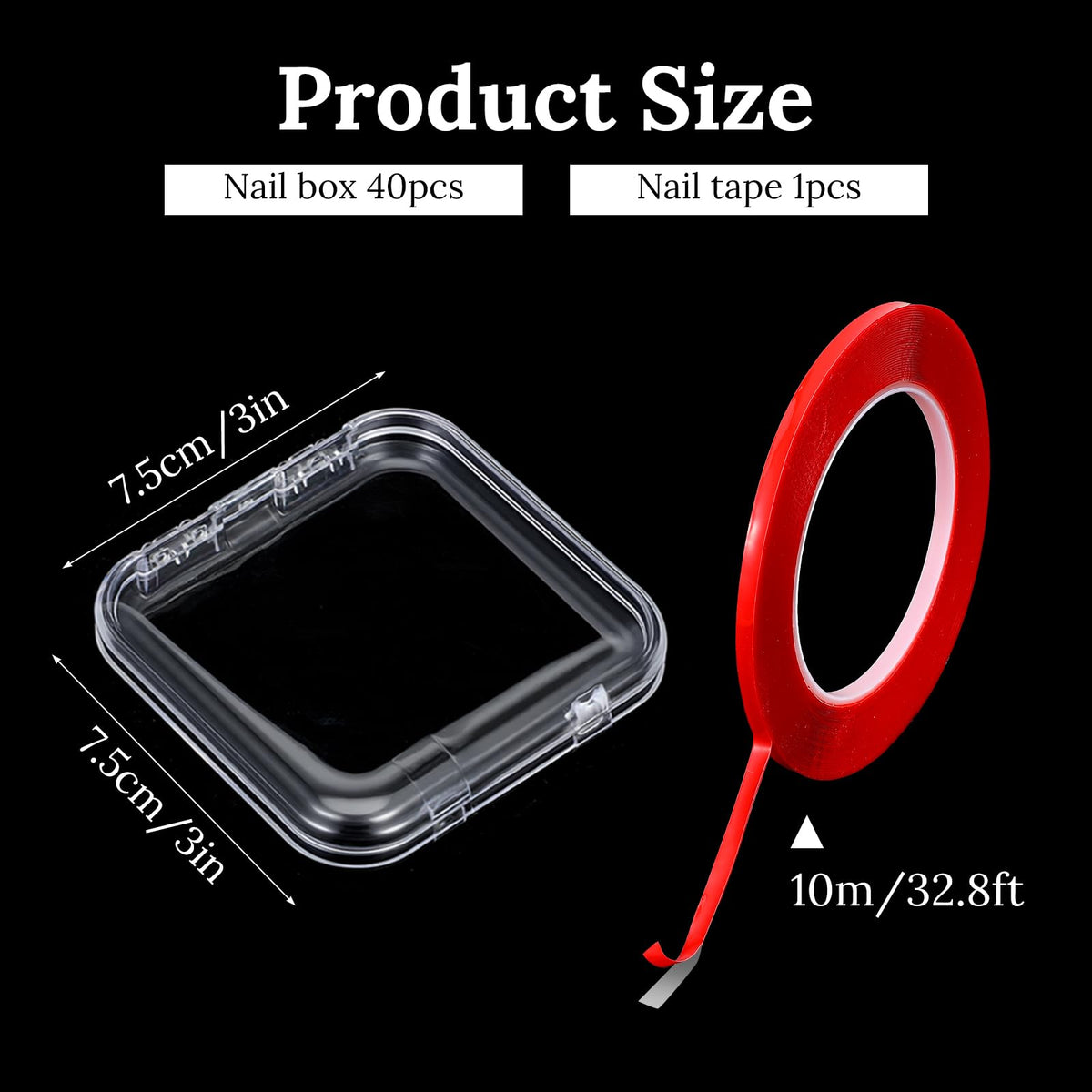 Compact 2.95x2.95 inch design fits drawers and shelves.
