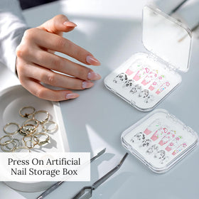 Salon-ready display organizer keeps items neat and accessible.