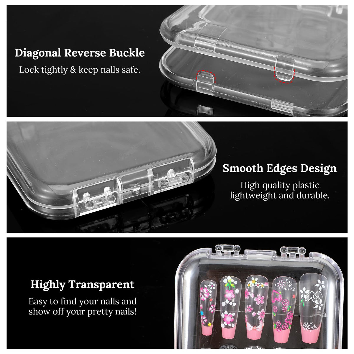 Premium PS plastic resists cracking for durable salon use.