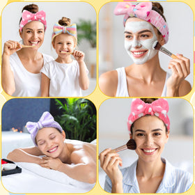 Molain headband 2.16-inch width ideal for keeping hair out during routines.
