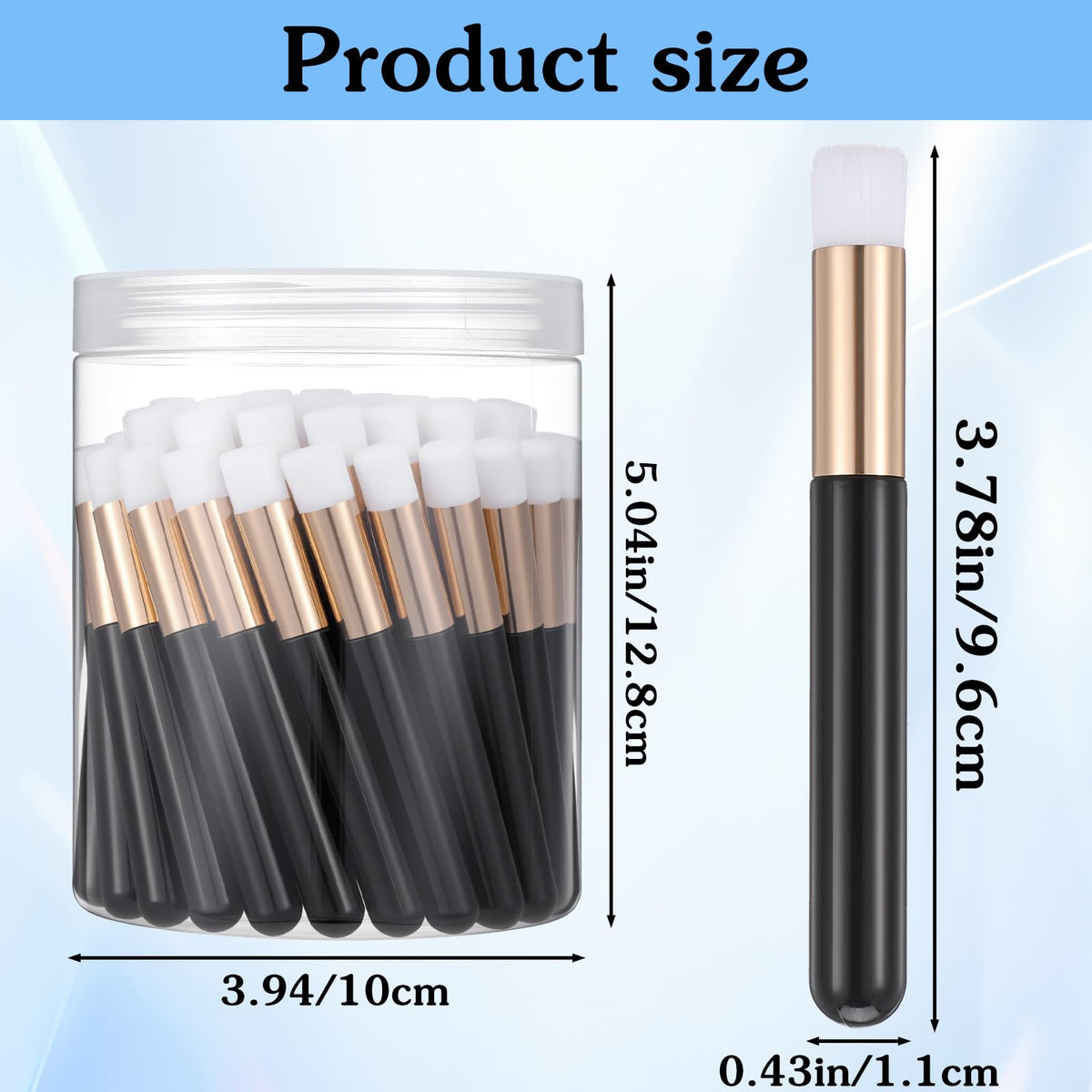 Molain storage box keeps lash brushes clean and portable.