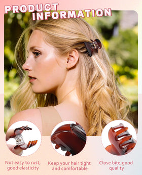 Molans clip in hair demonstrating secure hold for photoshoots.