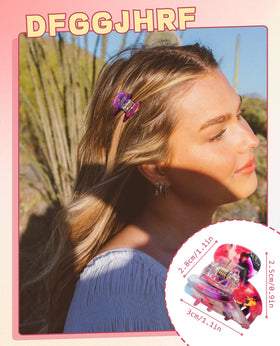 Molans Claw Hair Clip thin-hair-friendly size for delicate strands.