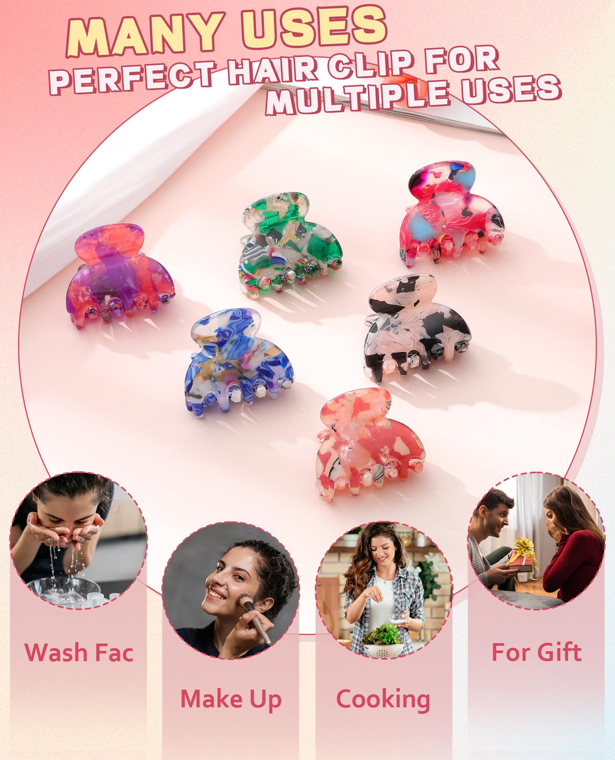 Molans Claw Hair Clip suitable for various hairstyles and occasions.