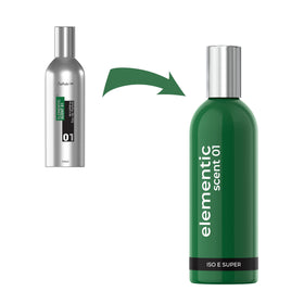 Molecule Scent 01 Elementic Scent 01 closeup—subtle, near-skin allure on application.