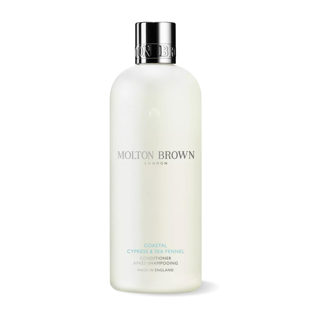 Molton Brown Coastal Cypress and Sea Fennel Conditioner bottle for silky hair