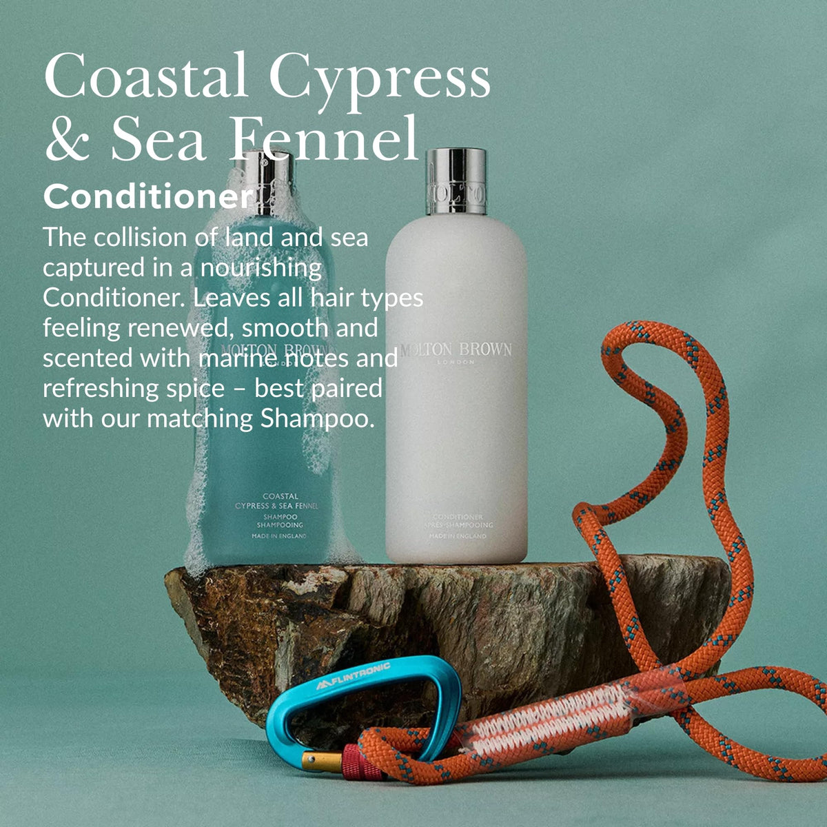 Creamy texture close-up shows the conditioning formula for soft hair