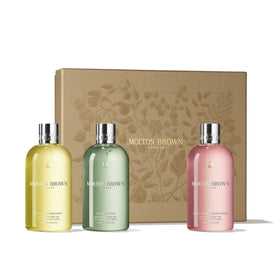 Molton Brown Floral and Green Gift Set box highlighting sustainable packaging for gifting