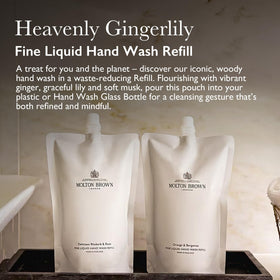 Molton Brown Heavenly Gingerlily fragrance close-up highlighting ginger and lily notes