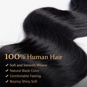 Moluxeu 12A body wave bundles 24 inch—versatile length for many hairstyles