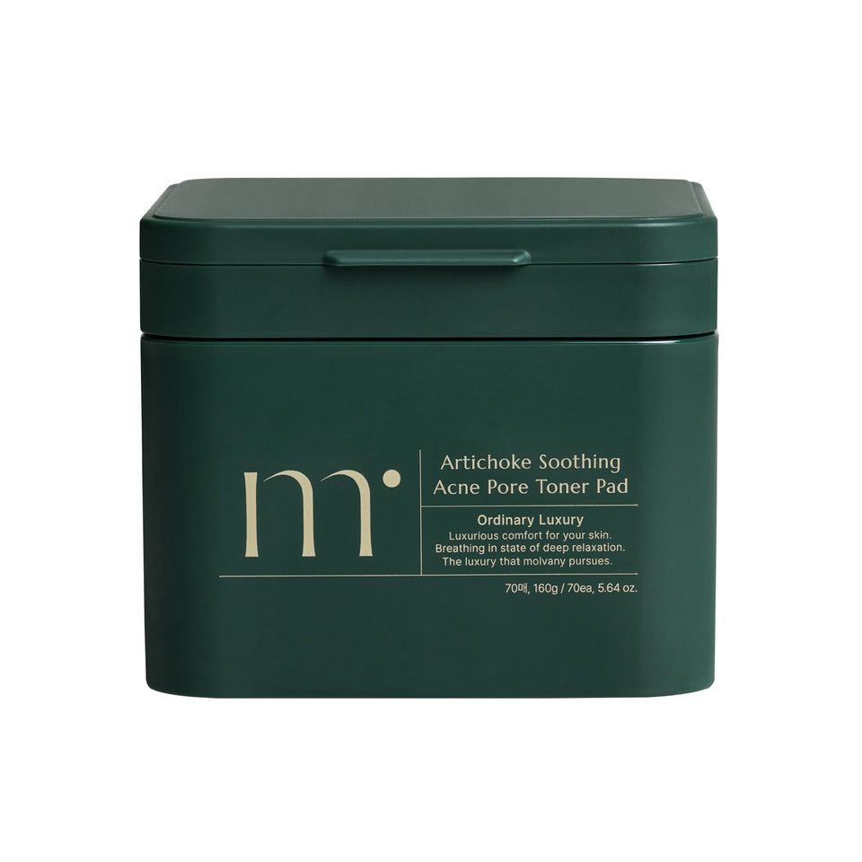 Molvany Artichoke Pads calm redness and soothe sensitive skin.